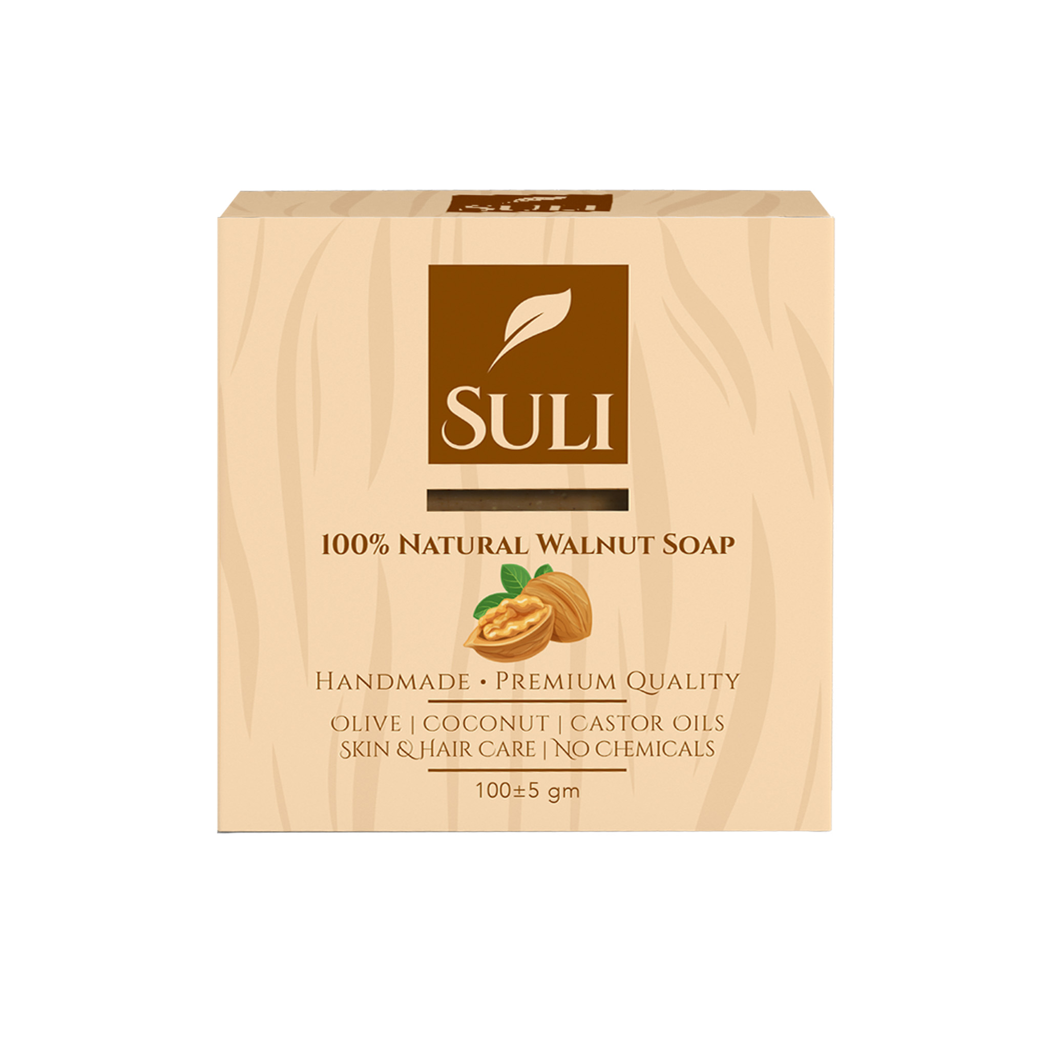 SULI - Natürliche Seife - Walnuss - 100g SULI - Natürliche Seife - Walnuss - 100g
